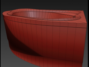 acrylic corner bath newday Modèle 3D