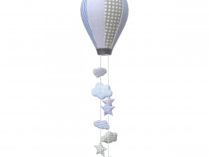 hot air balloon baby mobile 3Dモデル