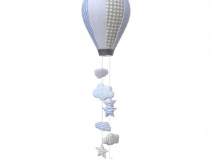 hot air balloon baby mobile 3D Model