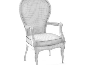 classic chair pbr Model 3D