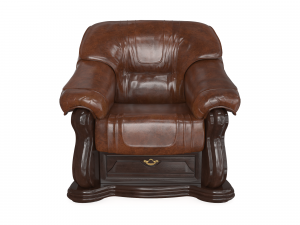 armchair lord brown pbr 3D 모델