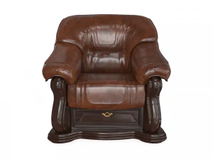 armchair lord brown pbr 3D Model