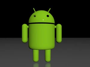 Android und Apple 3D Modell