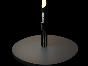 darth vaders lightsaber Model 3D
