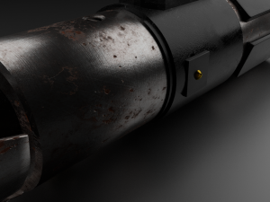 yodas light saber Modelo 3D
