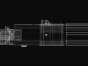 yodas light saber Modelo 3D