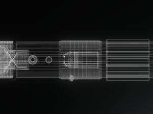 yodas light saber Modelo 3D