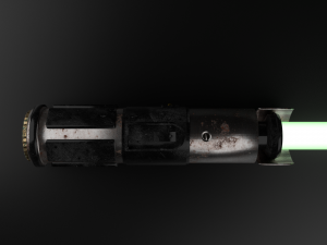 yodas light saber Modelo 3D