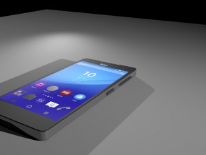 sony experia e5 3Dモデル