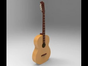 Gitarre 3D Modell