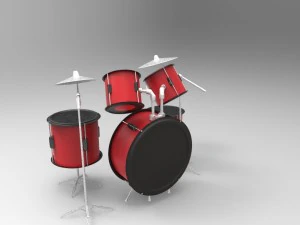 configurazione del tamburo Modello 3D