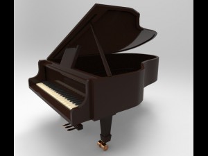 piano 3D-Modell