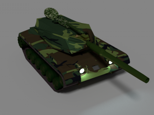 m60a3 american tank 3D Модель