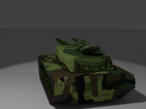 m60a3 american tank 3D Модель