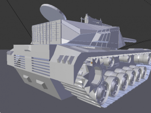 m60a3 american tank 3D Модель