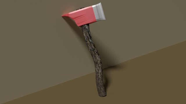 lumber axe 3D Model .c4d .max .obj .3ds .fbx .stl .blend