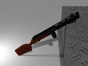 ppsh-41 submachine 3D-Modell