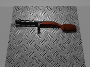 ppsh-41 submachine 3D Модель