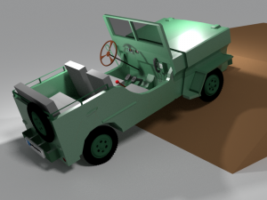 american willys mb 1941 jeep 3D मॉडल