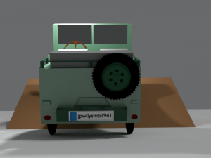 american willys mb 1941 jeep Modello 3D