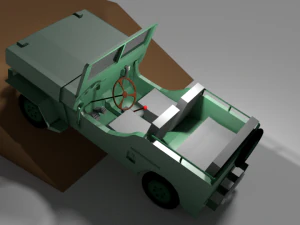 american willys mb 1941 jeep 3D Model
