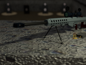 barrett m82 sniper rifle Model 3D