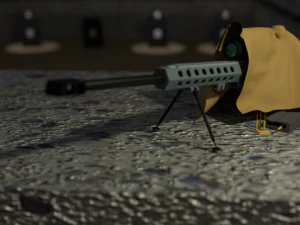 barrett m82 sniper rifle 3D Model