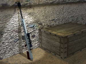 barrett m82 sniper rifle Modello 3D