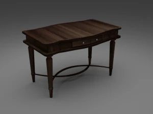 클래식해 보이는 테이블 3D 모델