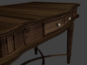 a classic looking table 3D Model