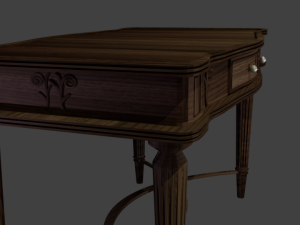 a classic looking table 3D Model