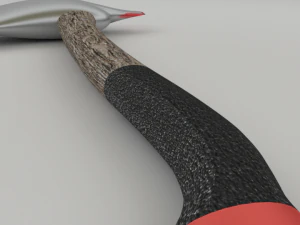 Holzaxt 3D Modell