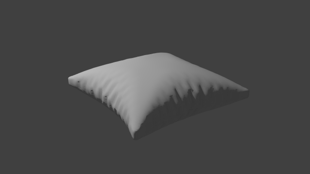 white pillow Modelo 3D .c4d .max .obj .3ds .fbx .stl .blend 