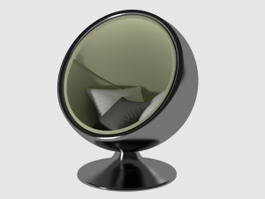 modern sphere chair Modèle 3D