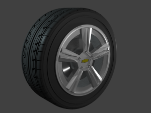chevrolet camaro wheel 3D Model
