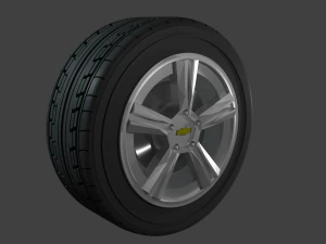 시보레 카마로 휠 3D 모델
