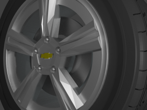 chevrolet camaro wheel 3D 模型