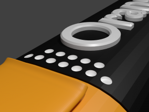 orange highligter 3Dモデル