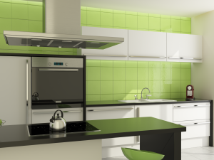 little green kitchen 3D Modell