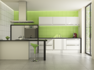 little green kitchen 3D Model