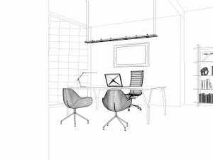 the boss office 3D Model
