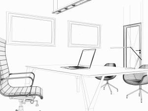 the boss office Modello 3D