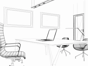 the boss office 3D Model