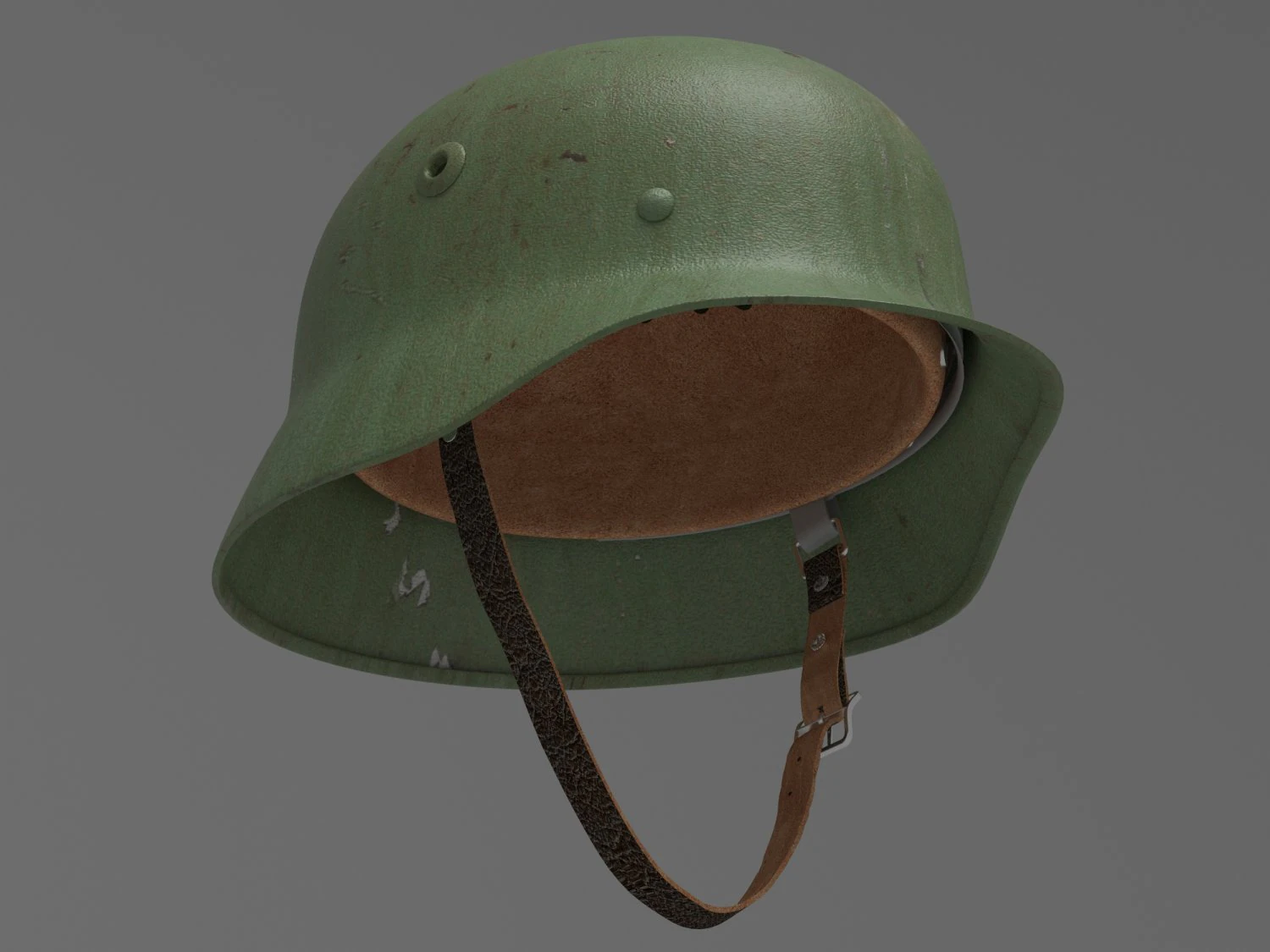 German helmet m-35 3D Model .c4d .max .obj .3ds .fbx .stl .blend 