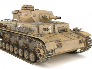 Panzerkampfwagen iv ausf e Modello 3D