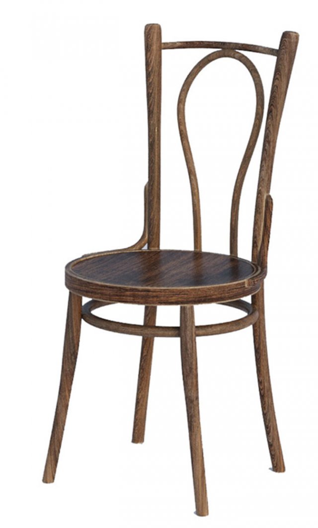 Viennese Chair beech 3D Модель .c4d .max .obj .3ds .fbx .stl .blend 