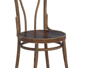 Viennese Chair beech 3D Model