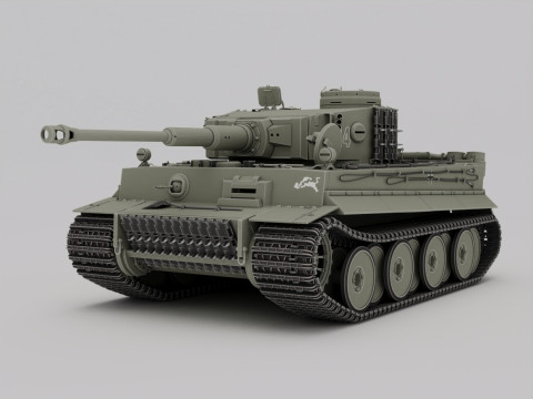 Panzerkampfwagen VI AusfH Tiger 3D Модель