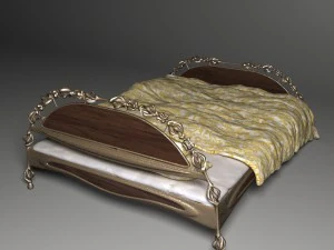 bed of metal 3D Model