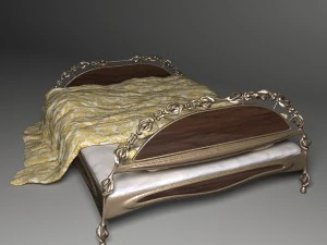 bed of metal 3D Model